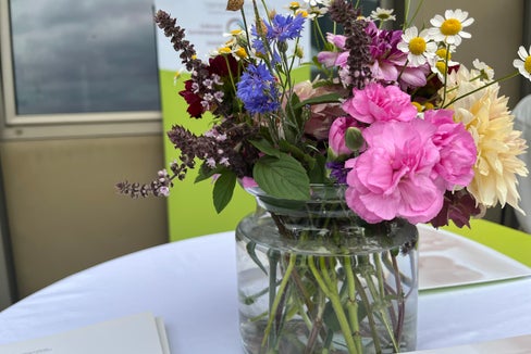 Ein frisch gepflückter Willkommensgruß aus dem Garten der Sinne