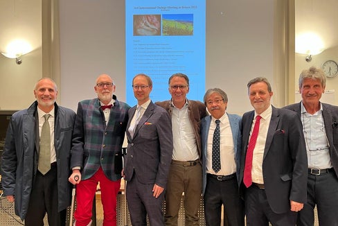 V.l.n.r: Prof. Maurizio Falcioni , Prof. Joachim Müller, Dr. Martin Patscheider, PD Dr. Martin Hempel, Prof. Shin-Ichi Usami, Prof. Mario Zernotti, Dr. Alois Reiterer