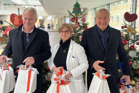 v.l.n.r.: Peter Thun, Laura Battisti und Gerhart Gostner