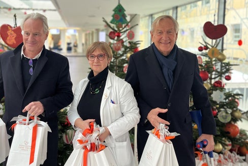 v.l.n.r.: Peter Thun, Laura Battisti und Gerhart Gostner