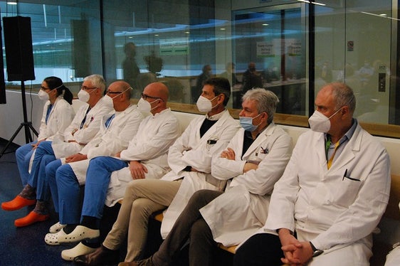 Concentrati i Primari dell'Ospedale di Bolzano