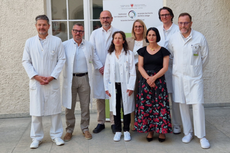 d.s.a.d.: Dott. Hannes Dejaco, Dott. Patrick Franzoni, Dott. Luca Sebastianelli, Dott.ssa Rosanna Loss, Dott.ssa Verena Stoll, Dott.ssa Judith Gostner, Dott. Michael Zöbl e Dott. Diego Signorello (foto: Asdaa/VS)