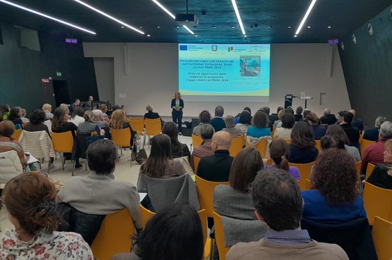 Ein Augenblick der Tagung