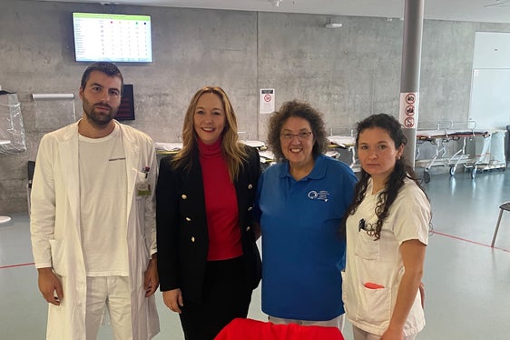 v.l.n.r: Tiziano Garbin, Michaela Bergner, Josefa Obkircher und Victoria Moraru