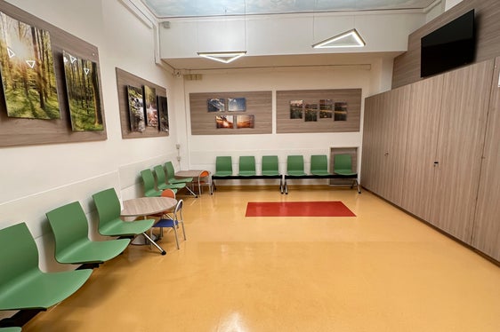 La nuova sala d´attesa