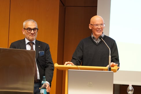 Facharzt Leonardo Pagani und Biologe Richard Aschbacher