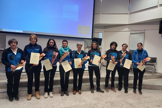 Die Pflegerinnen des Gesundheitssprengels Obervinschgau