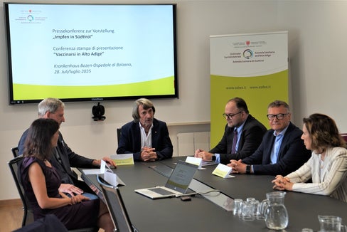 Pressekonferenz „Impfen in Südtirol“: neue Website vorgestellt