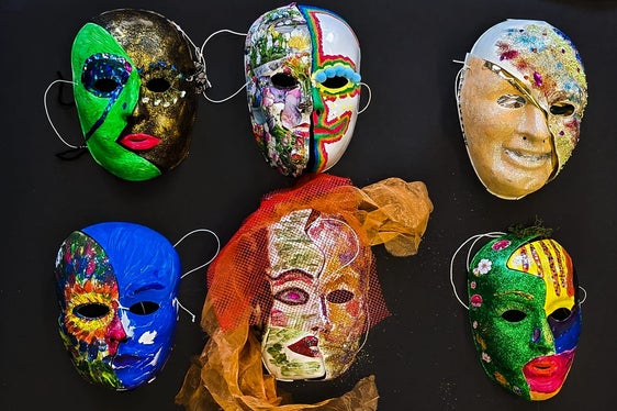 Alcune delle opere d’arte create