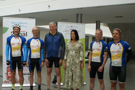 v.l.n.r.: Eugen Vikoler, Marco Panizza, Josef Widmann, Irene Pechlaner, Stephan Eschertzhuber und Marc Kaufmann