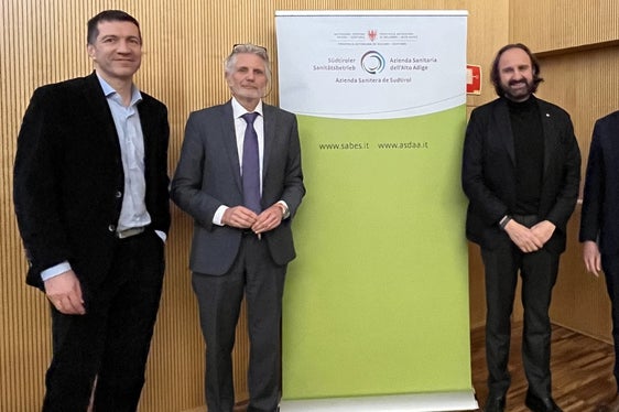 (v.l.) Gilbert Spizzo, Horand Meier, Antonio Gasbarrini, Martin Maffei