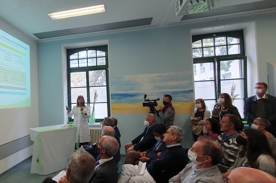Pressekonferenz mit Primaria Donatella Arcangeli
