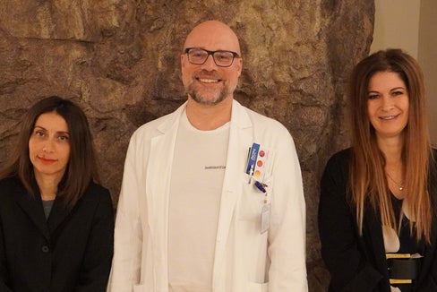(v.l.) Fiorina Costanzo, Martin Maffei und Monica Ria