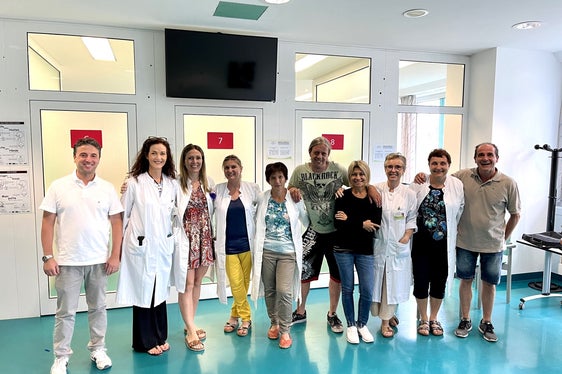 Mitarbeitende des Impfteams Meran