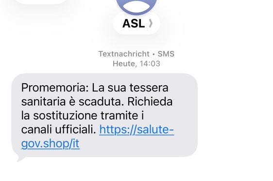 Comunicazione fraudolente esempio 2