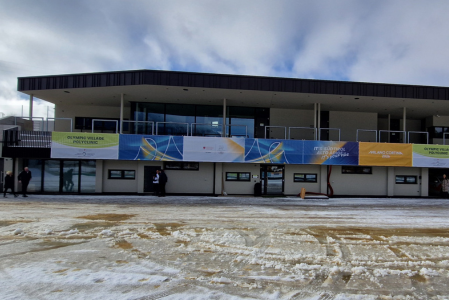 Die Olympischen Polyklinik in Niederrasen. (Foto: Sabes\VS)