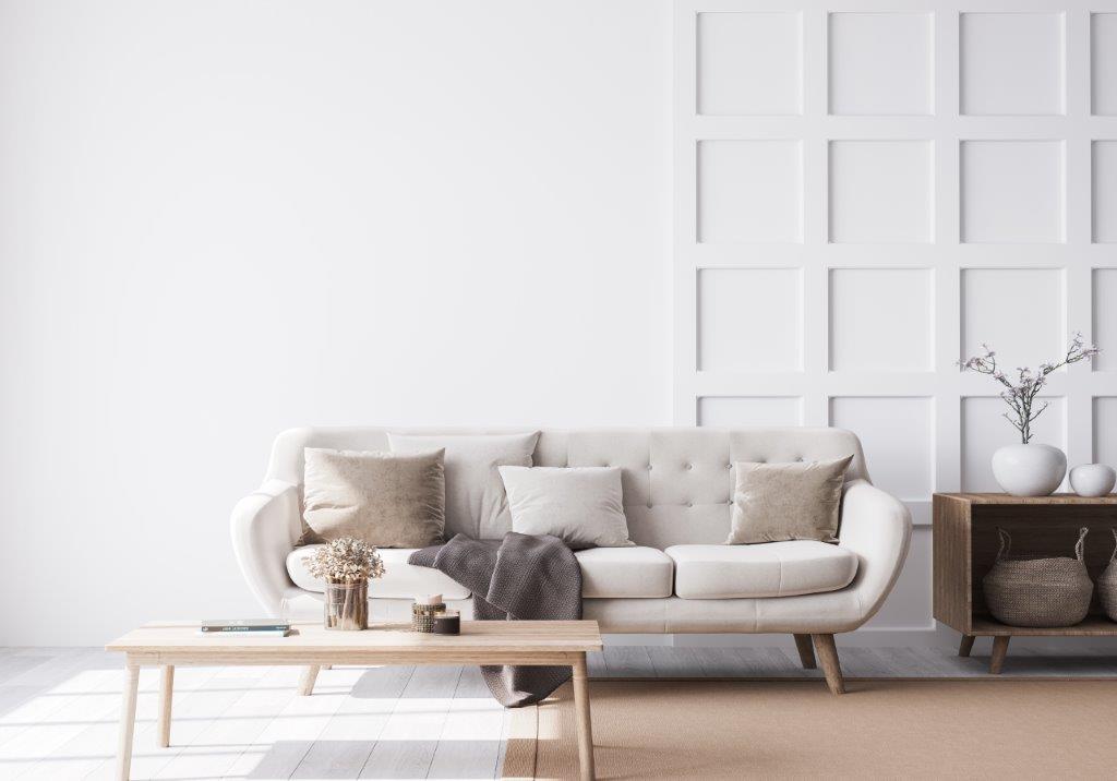 Stock image living paneling