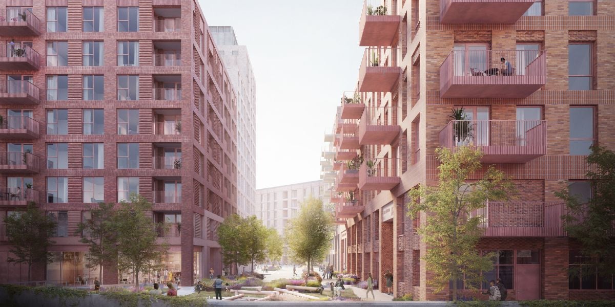 CGI showing the development