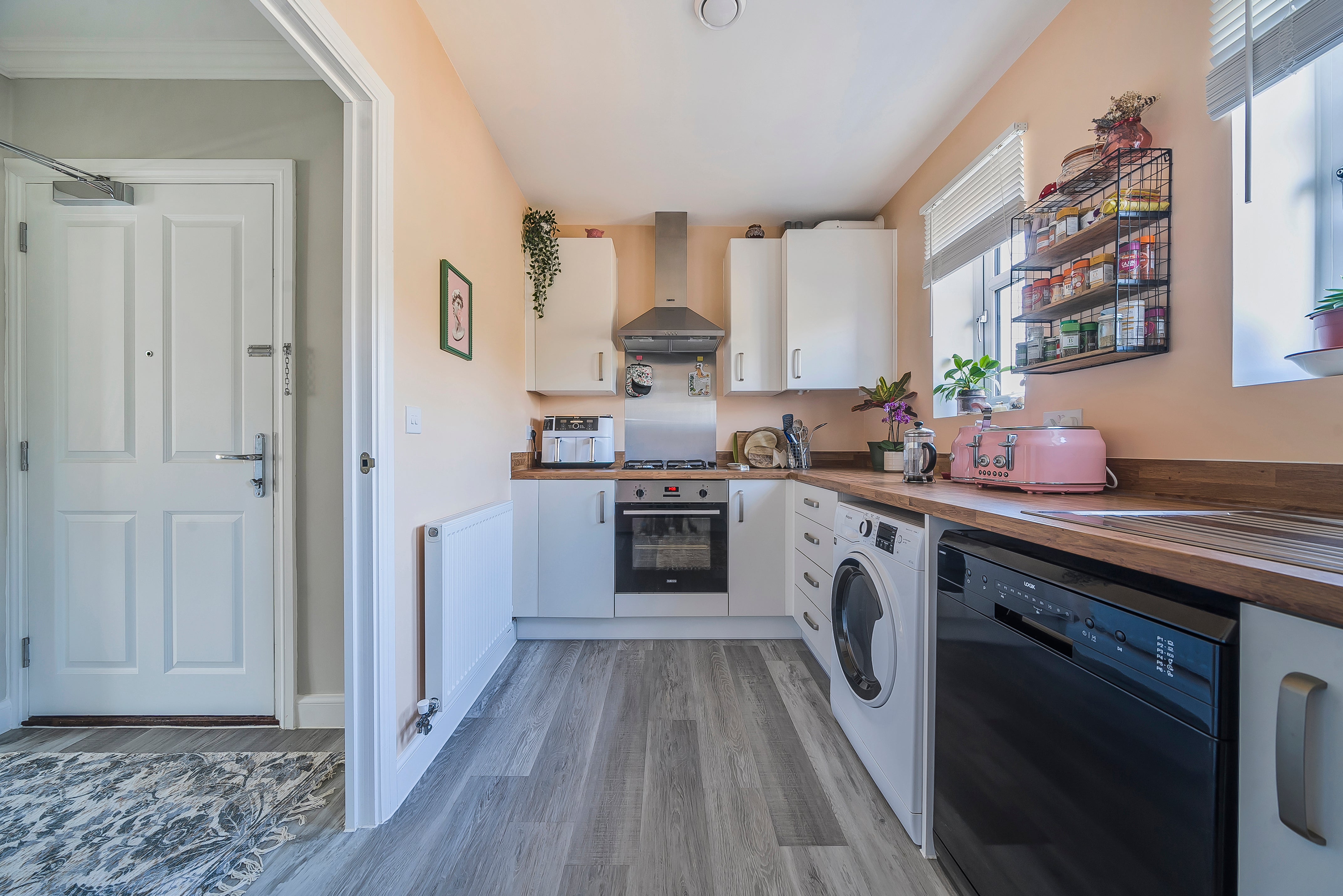 A kitchen.