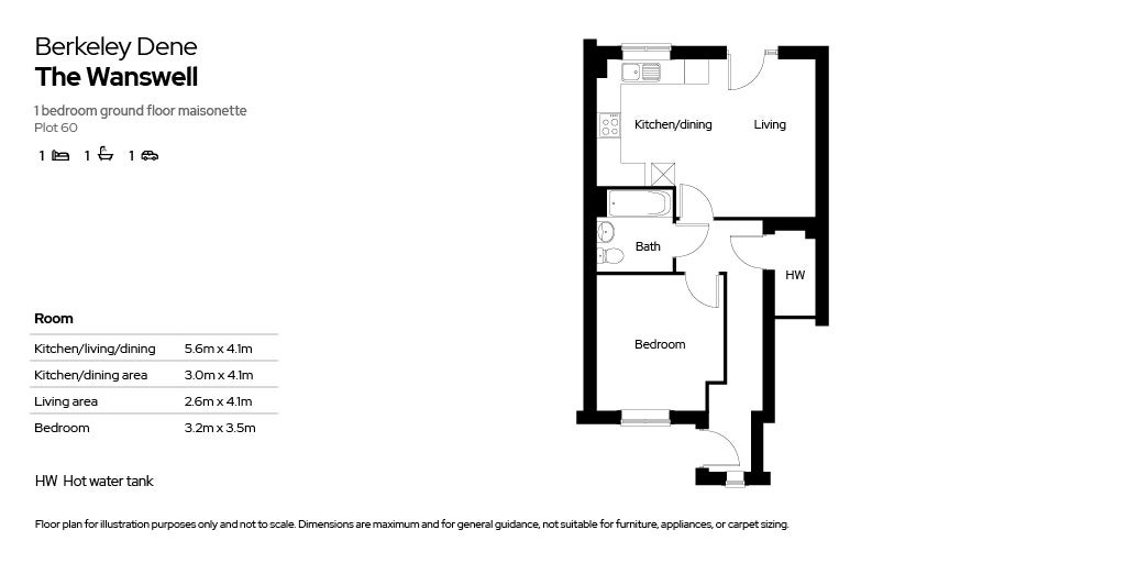 Floor plan for Plot 60