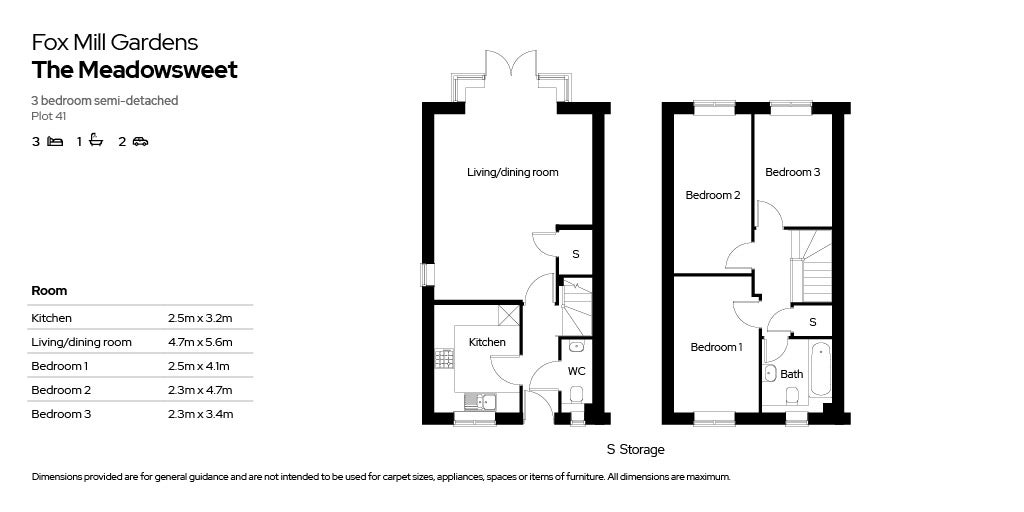 Floor plan - plot 41