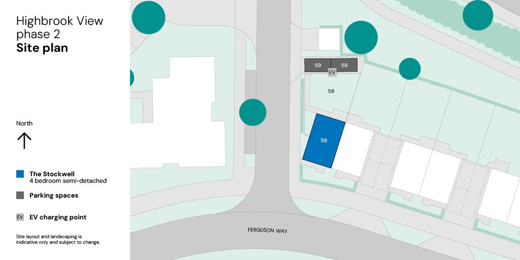 Site plan - Plot 59