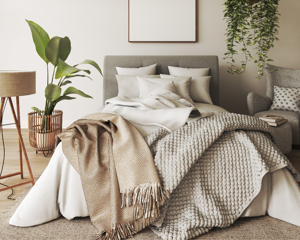 Lifestyle image of a bedroom