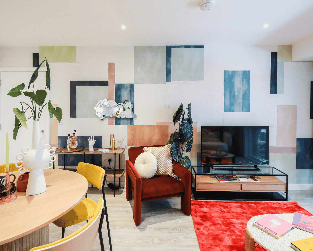 Show home photography of a living room at Edgware Parade