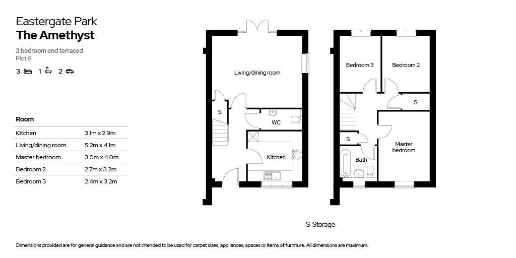 Eastergate Park - Plot 8 floor plan