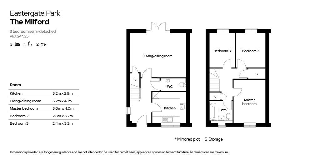 Eastergate plot 24 floor plan