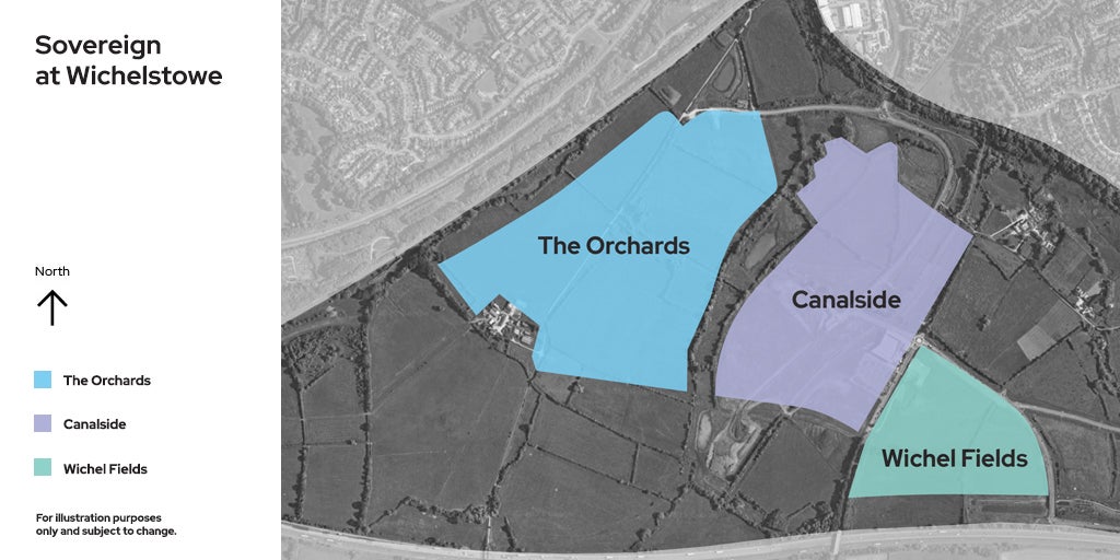 Sovereign at Wichelstowe - full area site map