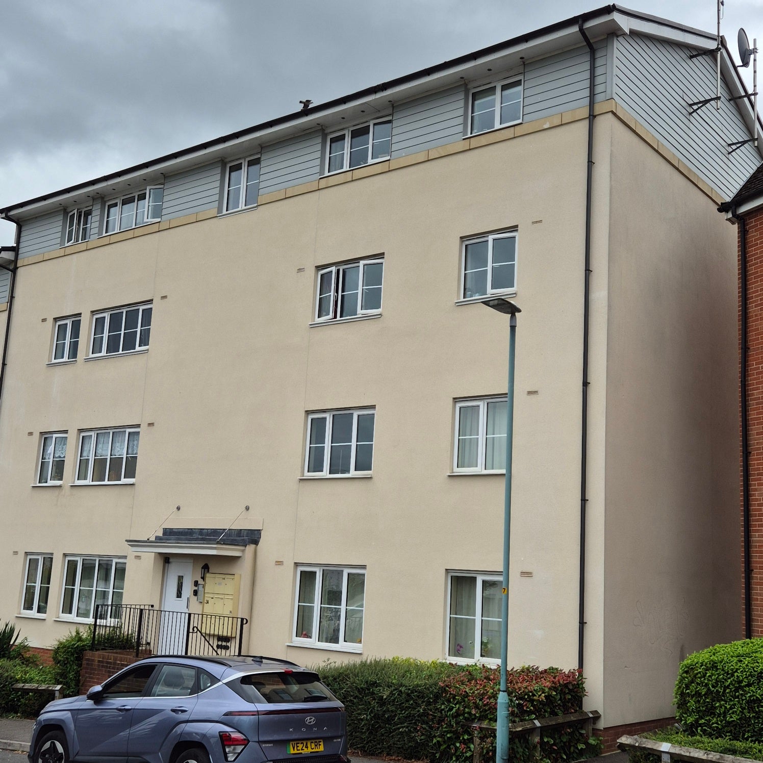 Exterior view of the flat.