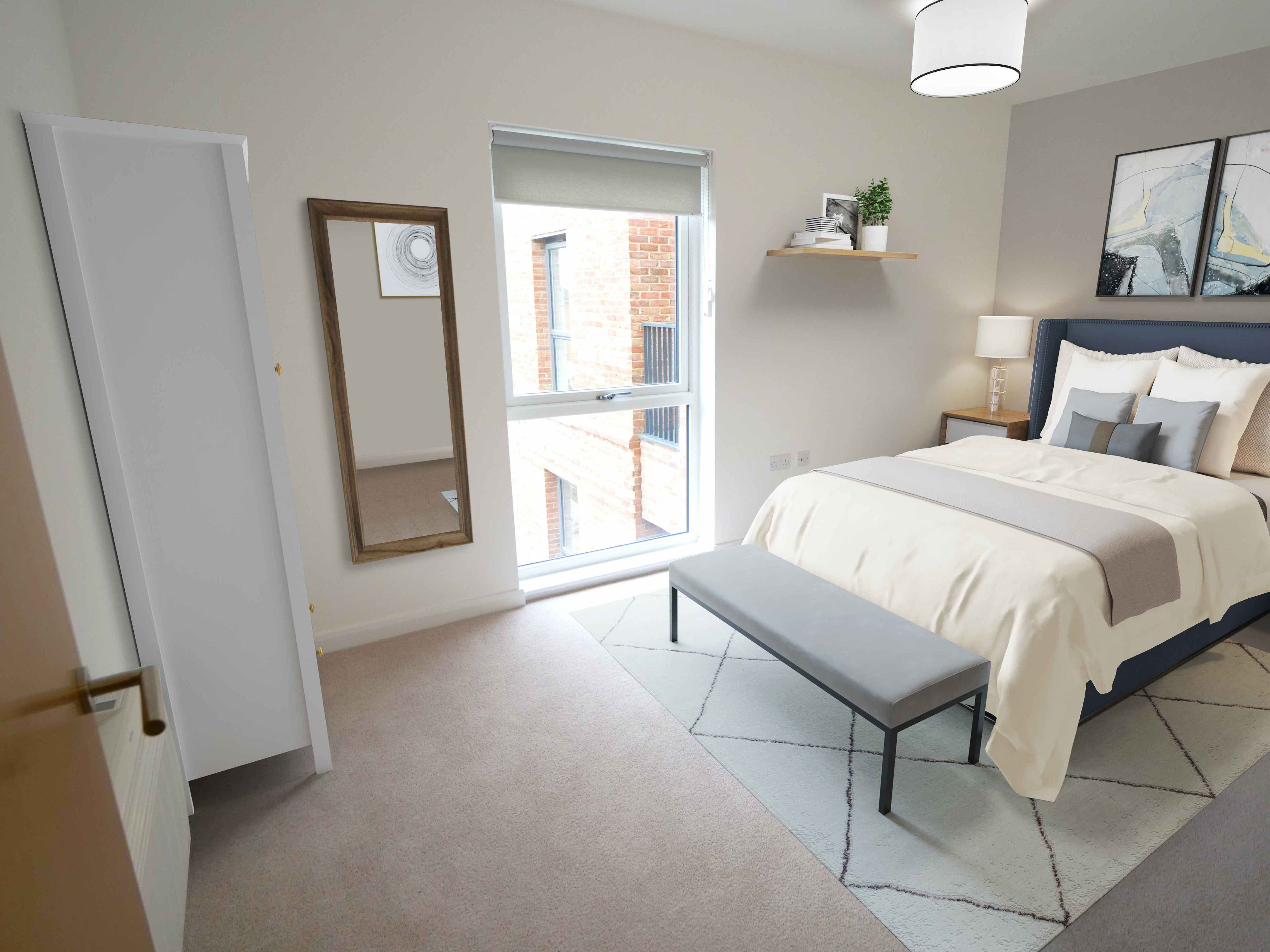 Horlicks Quarter - plot 363 interior furnishings bedroom