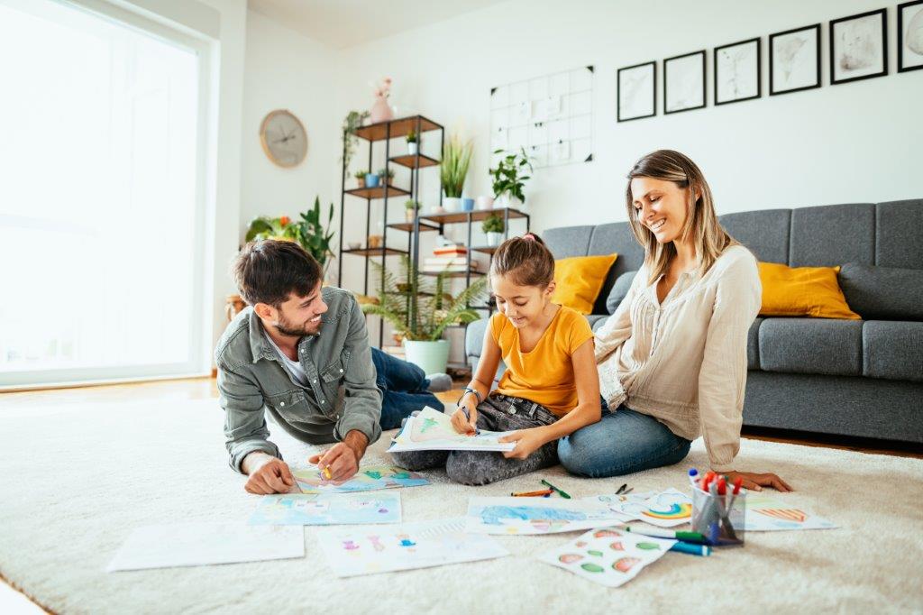 Stock image - Family with child 