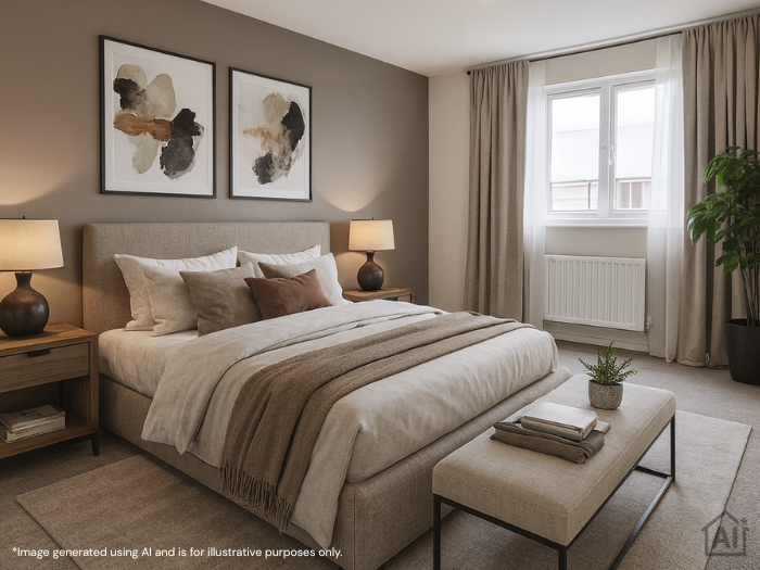 Heritage Green II AI bedroom interior