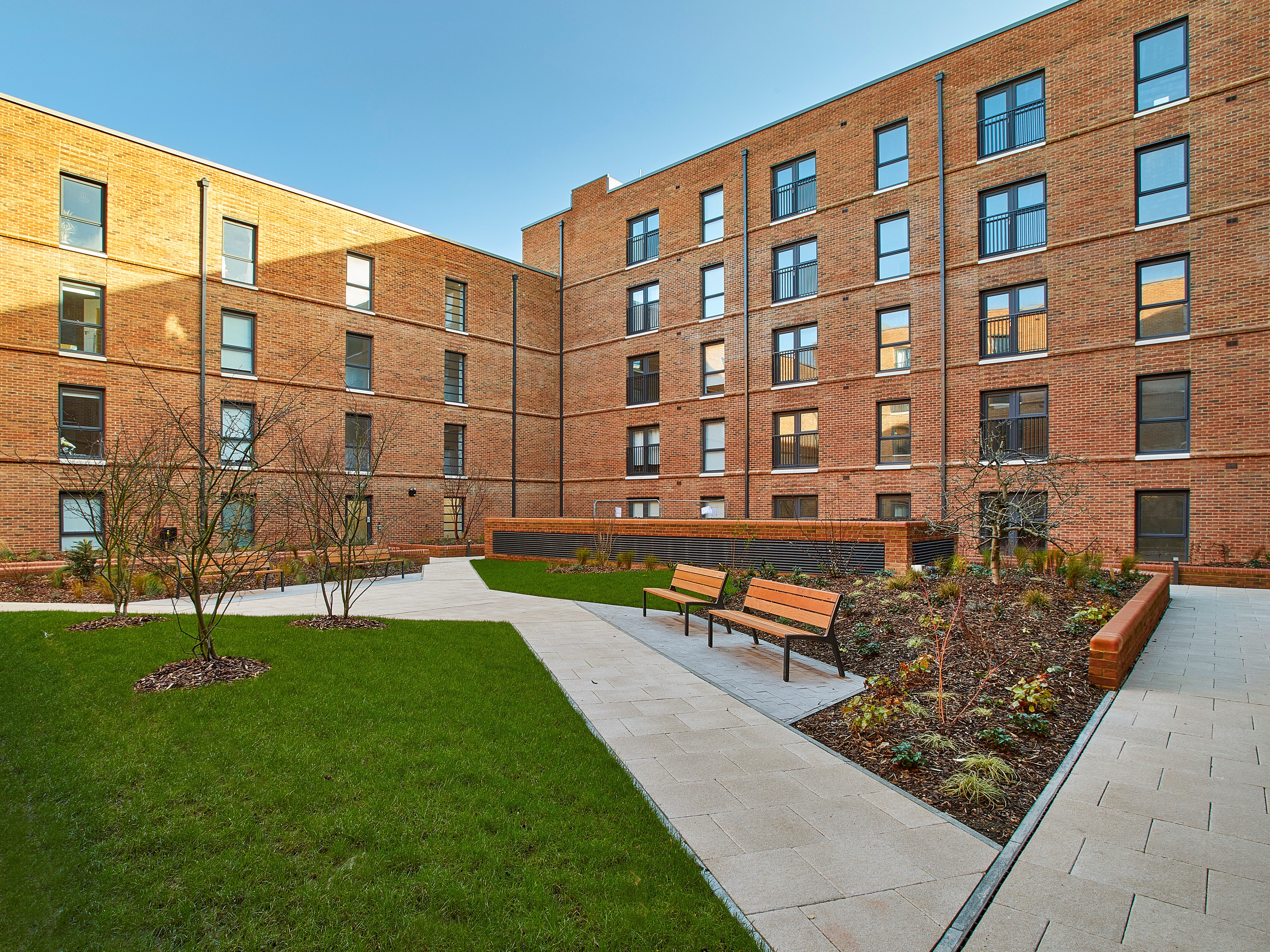 Horlicks Quarter - courtyard