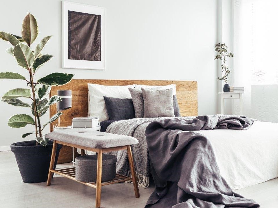 bedroom stock image 