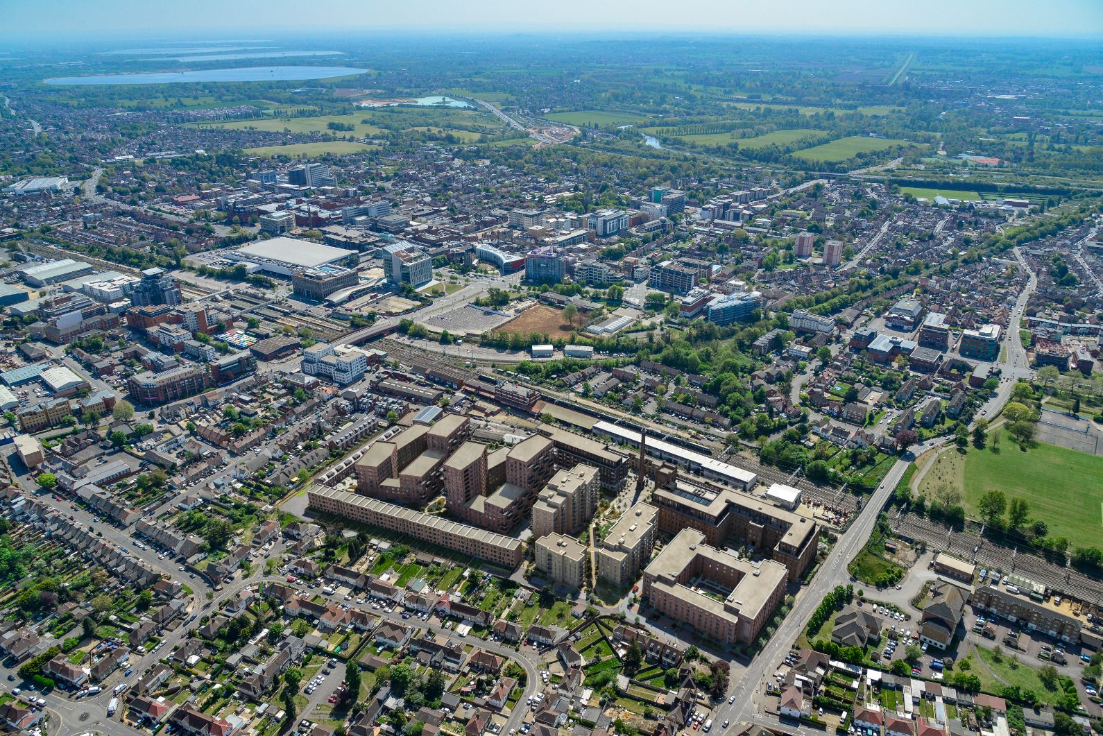 Horlicks Quarter aerial image