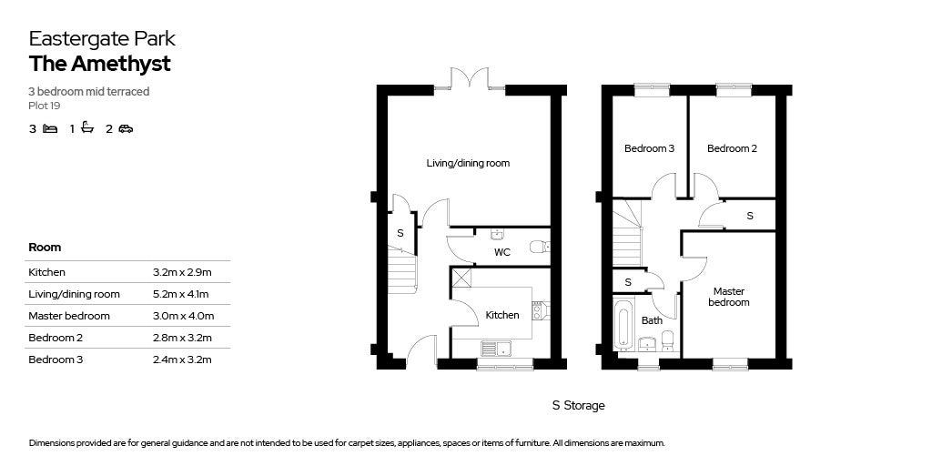 Eastergate Park - Plot 19 floor plan