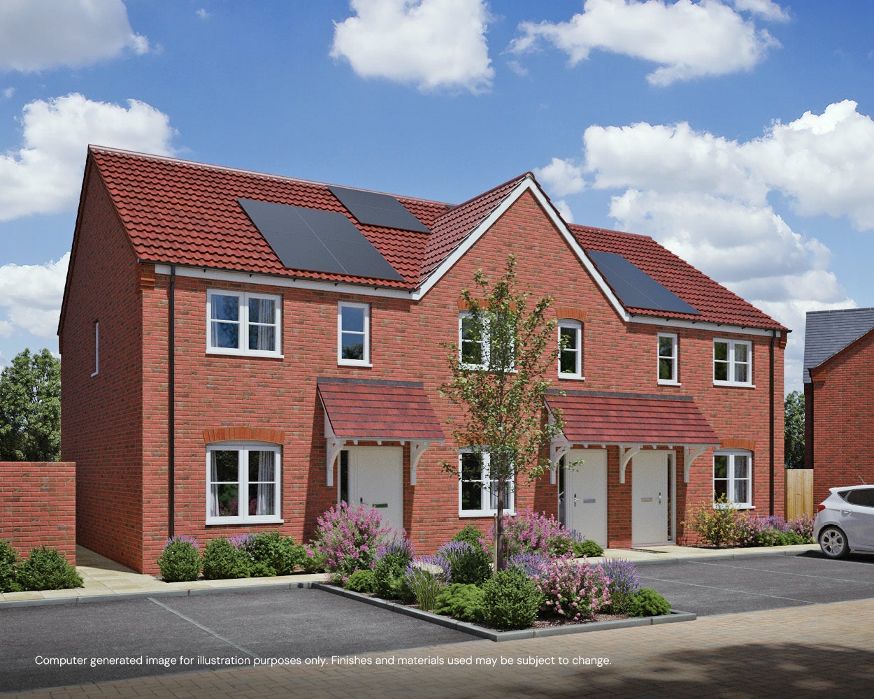 Berryfield Meadows 2 bed CGI plots 43-45