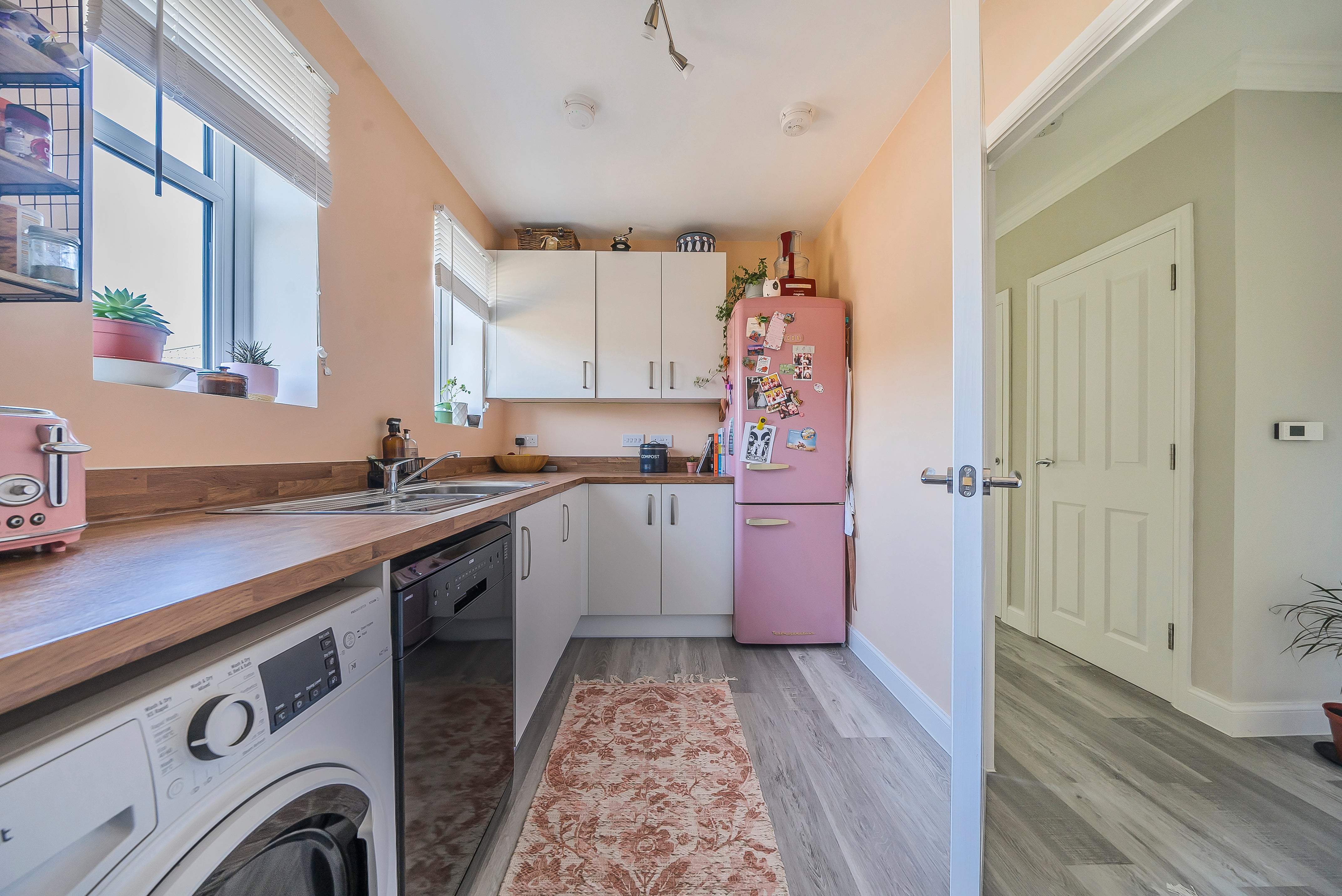 A kitchen.
