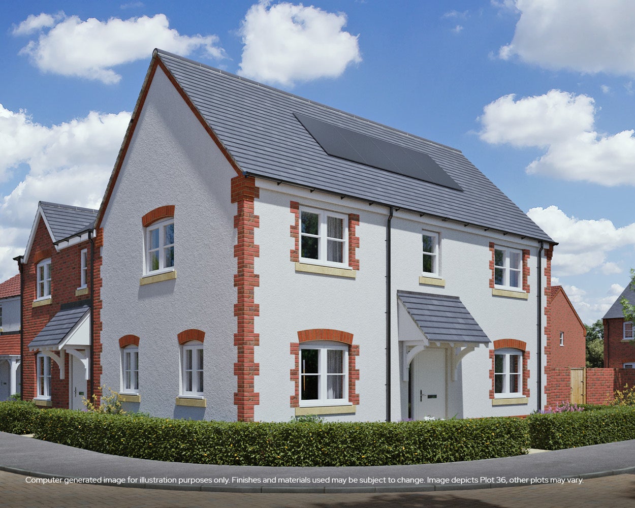Berryfield Meadows 3 bed CGI plot 36