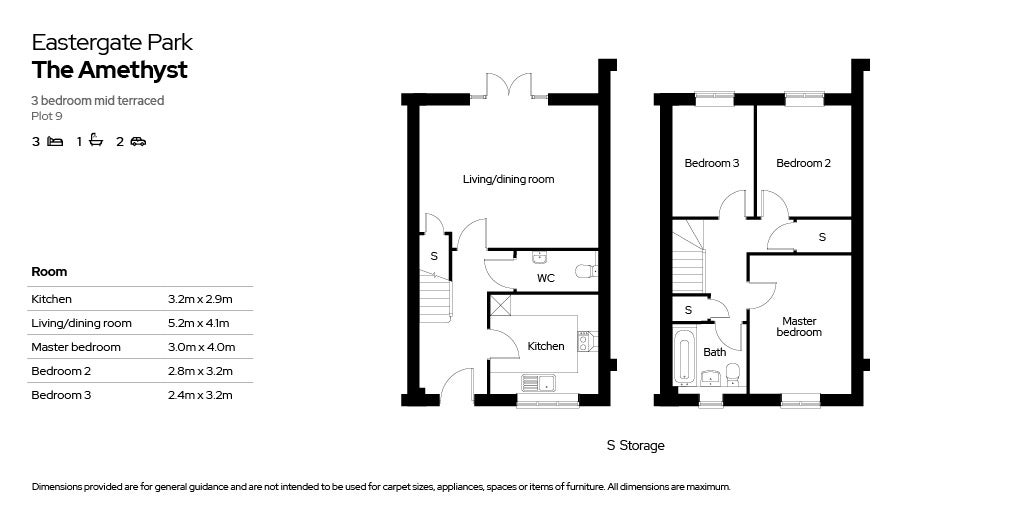 Eastergate Park - Plot 9 floor plan