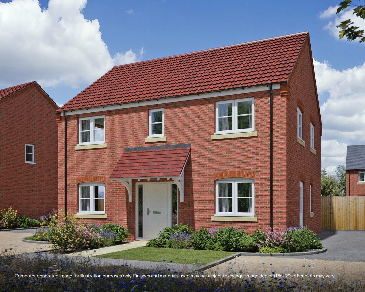 Berryfield Meadows 4 bed CGI plot 29
