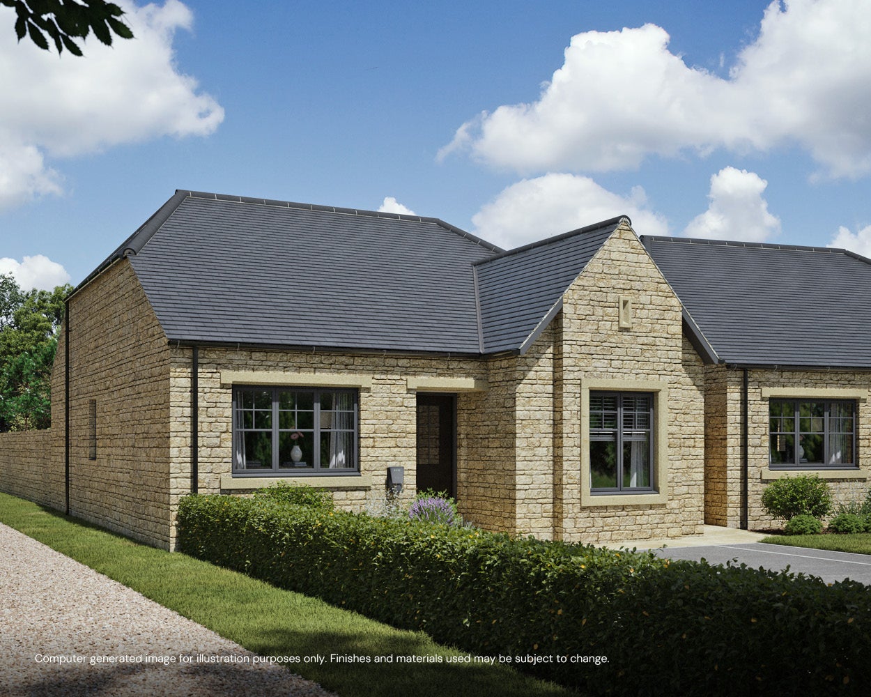 Hayfield Heights - CGI showing Plot 12