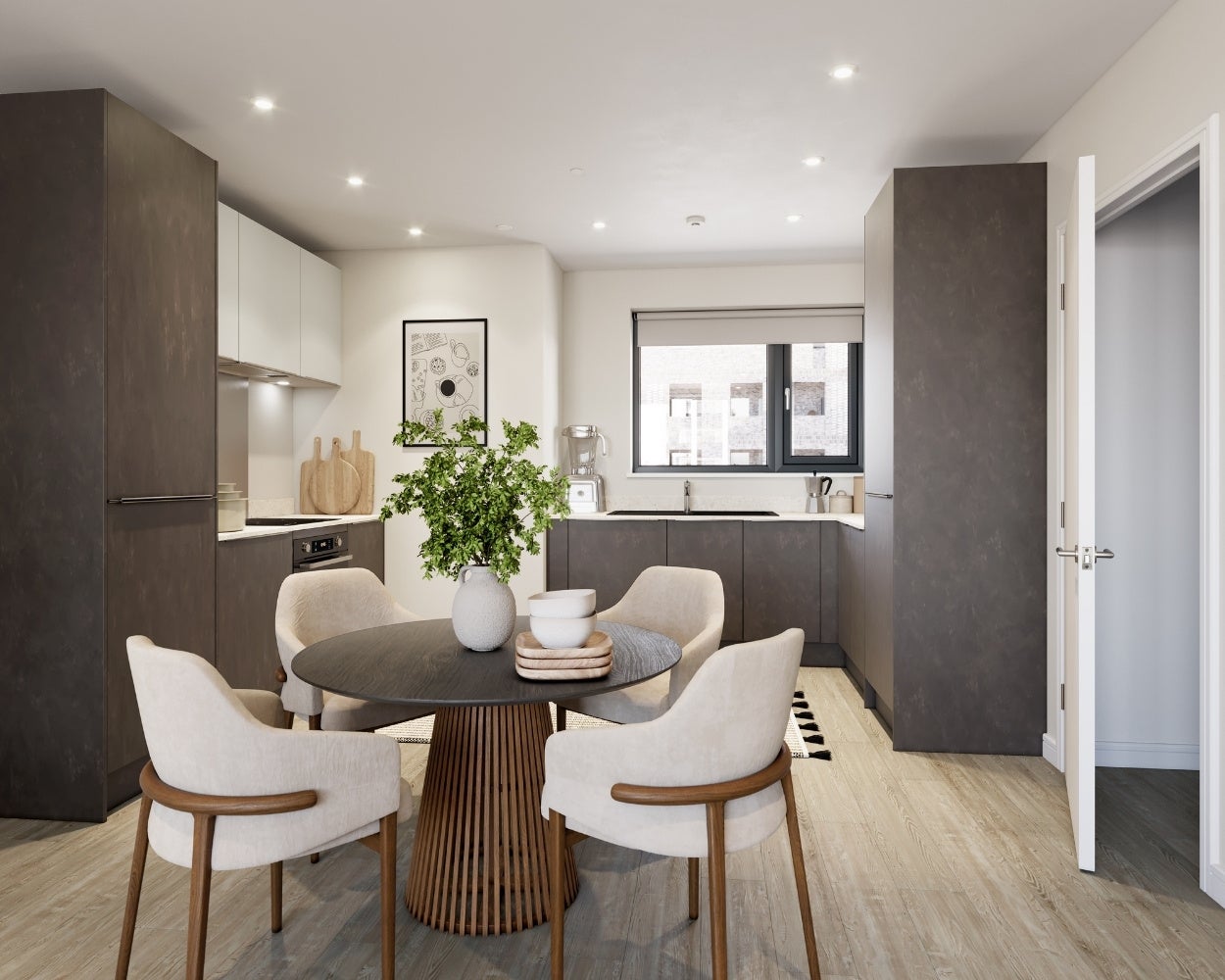 Kitchen / diner CGI for Northwick Parkside