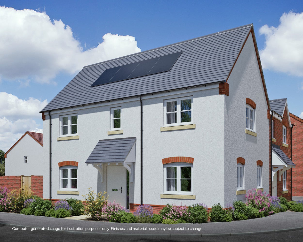 Berryfield Meadows 3 bed CGI plot 25