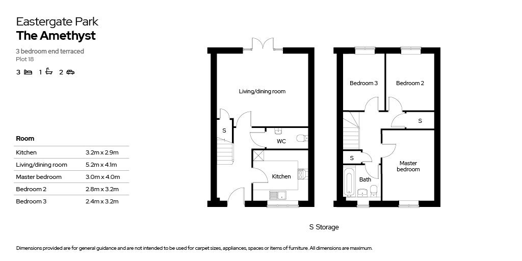 Eastergate Park - Plot 18 floor plan