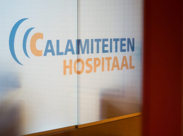 Ingang van het Calamiteitenhospitaal Utrecht.