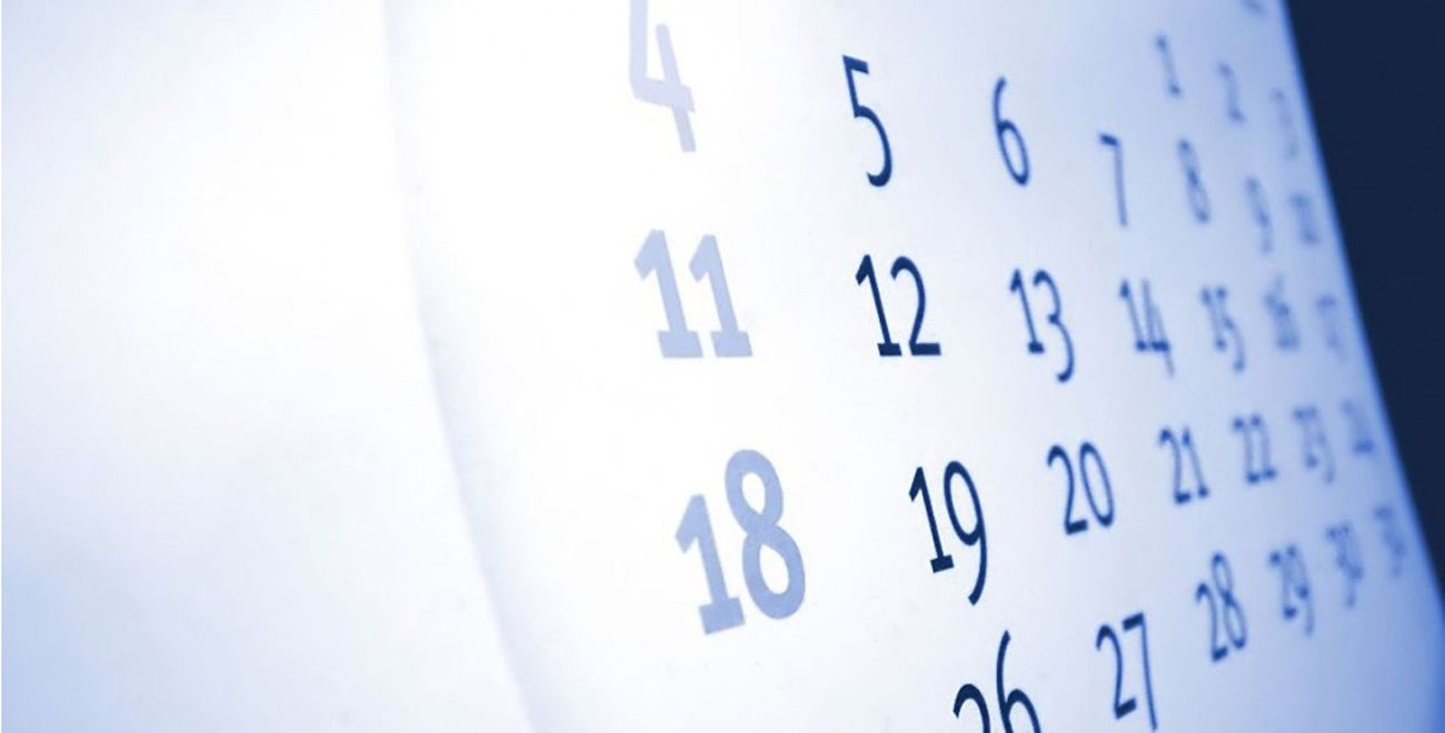 Afbeelding van een kalender